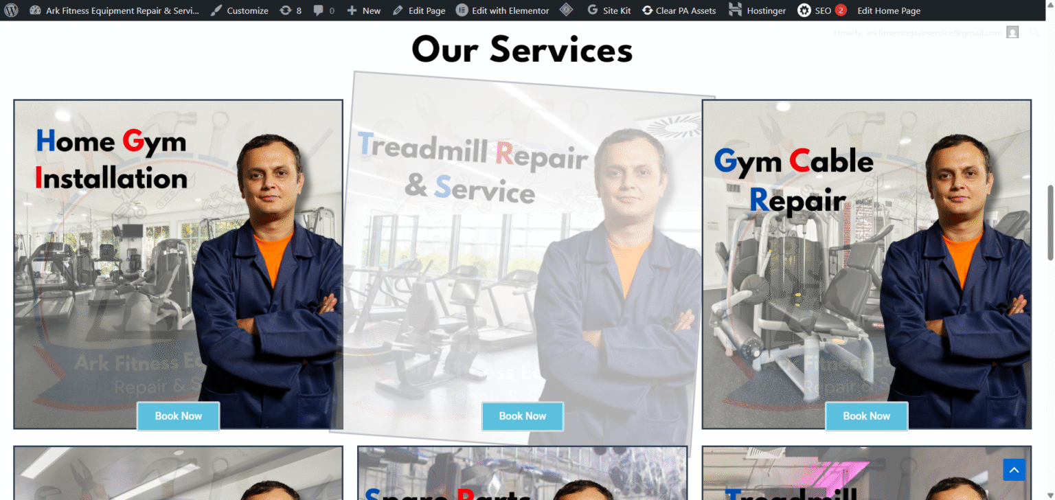 Ark Fitness Equipment Repair Section 3