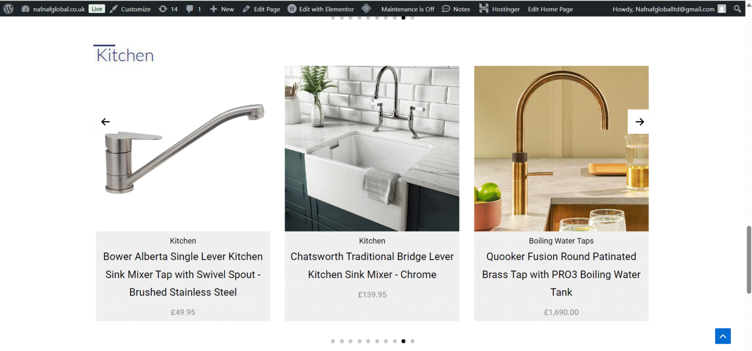 NafNaf Website Section 5